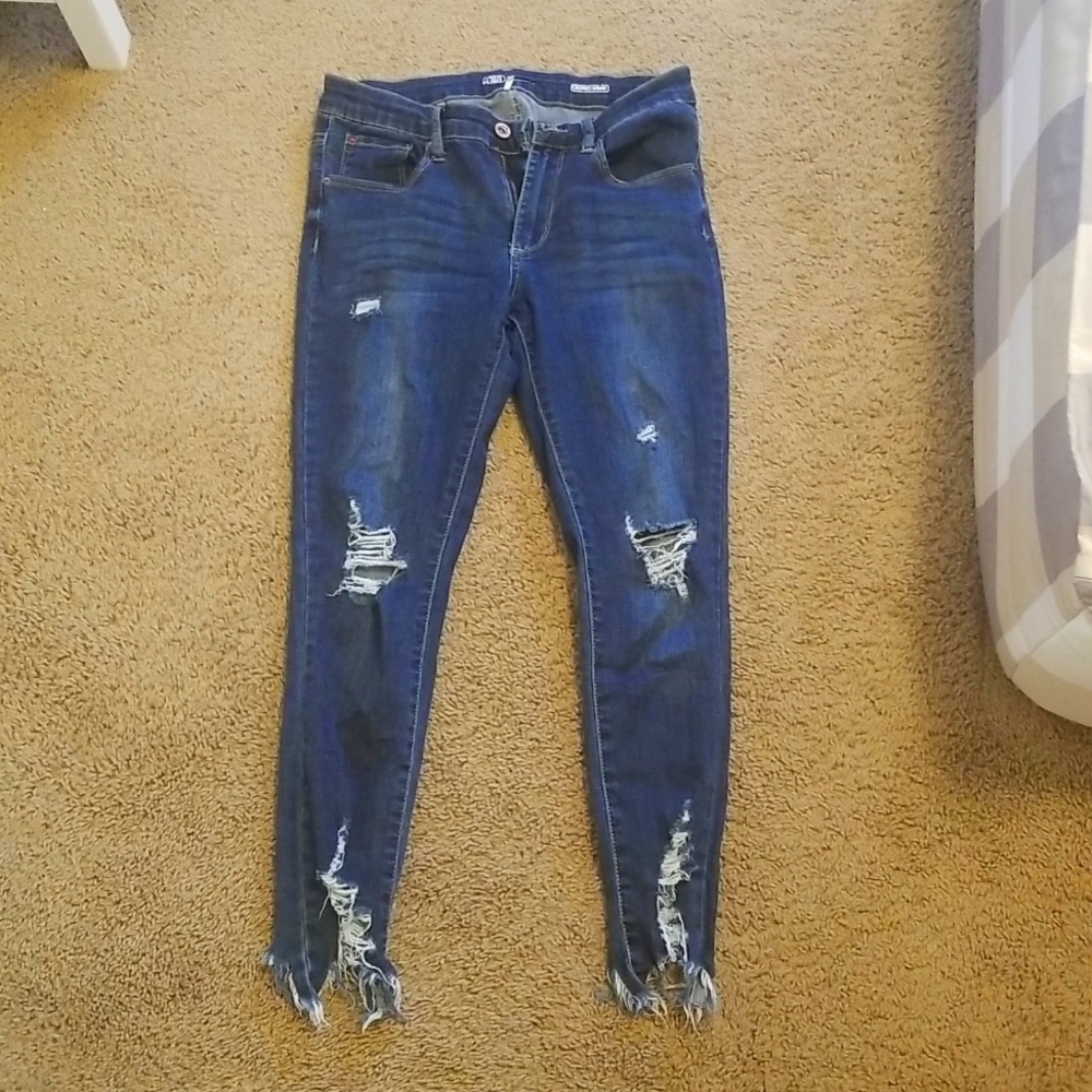 A2nd skinny cropped jeans